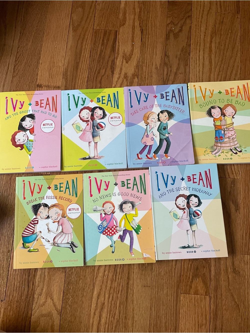 Ivy + Bean Book Set 1-5 & 8 Plus Secret Hideaway Book Youngest Readers
